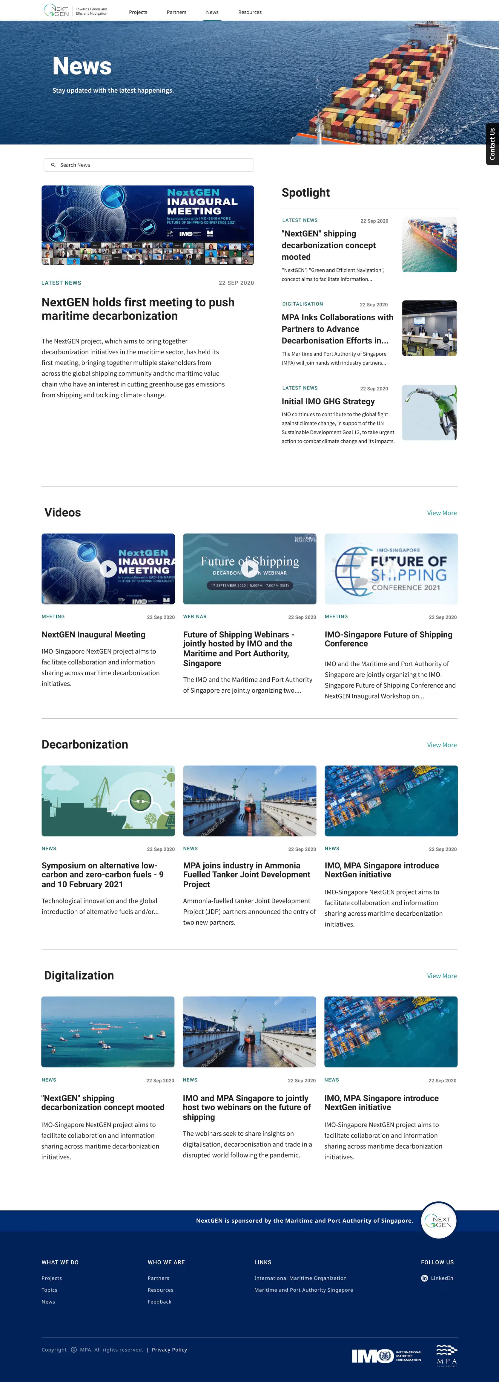 NextGEN Global Decarbonisation Initiative Left Section Image